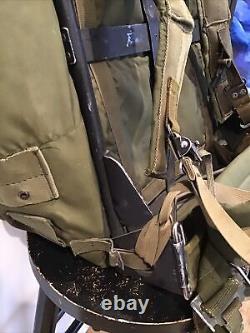 Vintage US Army Military Field Pack Combat ALICE LC-1 Large Backpack with Frame