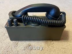 Vintage US Army Military Field Telephone TA-312/PT Radio Phone TESTED