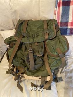 Vintage US Army Military LC-1 Large Combat Field Pack Alice Backpack With Frame