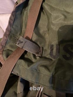 Vintage US Army Military LC-1 Large Combat Field Pack Alice Backpack With Frame