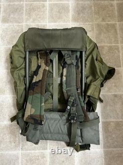Vintage US Army Military LC-1 Large Combat Field Pack Alice Backpack With Frame