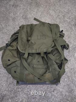 Vintage US Army Military LC-1 Large Combat Field Pack Alice Backpack With Frame