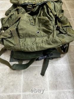 Vintage US Army Military LC-1 Large Combat Field Pack Alice Backpack With Frame