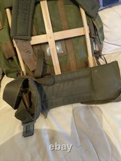 Vintage US Army Military LC-1 Large Combat Field Pack Alice Backpack With Frame
