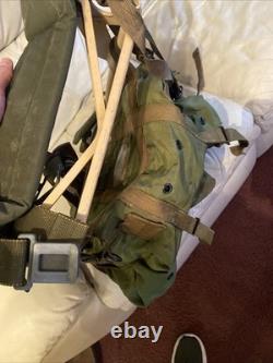 Vintage US Army Military LC-1 Large Combat Field Pack Alice Backpack With Frame