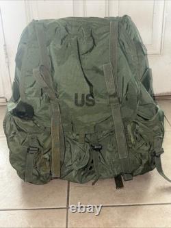 Vintage US Army Military LC-1 Large Combat Field Pack Alice Backpack with Frame