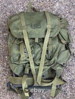 Vintage US Army Military LC-1 Large Combat Field Pack Alice Backpack with Frame