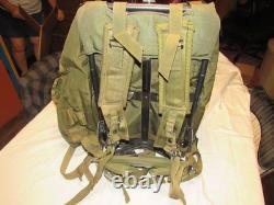 Vintage US Army Military LC-1 Large Combat Field Pack Alice Backpack with Frame