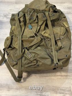 Vintage US Army Military LC-1 Large Combat Field Pack Alice Backpack with Frame