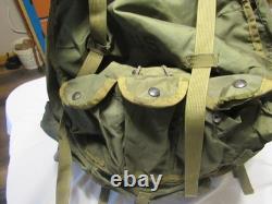 Vintage US Army Military LC-1 Large Combat Field Pack Alice Backpack with Frame