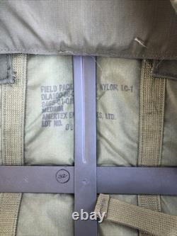 Vintage US Army Military LC-1 Large Combat Field Pack Alice Backpack with Frame