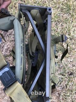 Vintage US Army Military LC-1 Large Combat Field Pack Alice Backpack with Frame