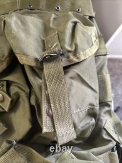 Vintage US Army Military Large Combat Field Pack Alice Backpack WITH FRAME