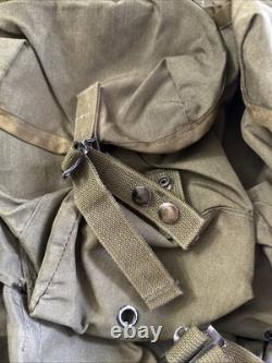 Vintage US Army Military Large Combat Field Pack Alice Backpack WITH FRAME