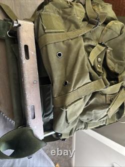 Vintage US Army Military Large Combat Field Pack Alice Backpack WITH FRAME