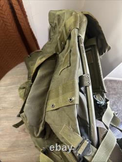 Vintage US Army Military Large Combat Field Pack Alice Backpack WITH FRAME