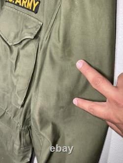 Vintage US Army Military OG 107 M-1951 Field Coat Jacket Mens Size M July 1957