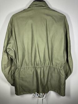 Vintage US Army Military OG 107 M-1951 Field Coat Jacket Mens Size M July 1957