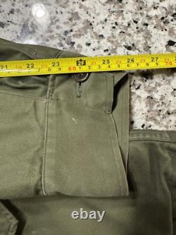 Vintage US Army Military OG 107 M-1951 Field Coat Jacket Mens Size M July 1957