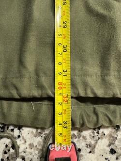 Vintage US Army Military OG 107 M-1951 Field Coat Jacket Mens Size M July 1957