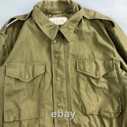 Vintage US Army Military OG 107 M-1951 Field Coat Jacket Mens Size M M65 1957