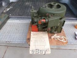 Vintage US Army Military Standard Engine 2A016-3 2A016-111 W-f Industries NOS