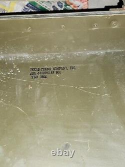 Vintage US Army Military Typewriter Shipping Transport Field Case Trunk Chest