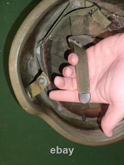 Vintage US Army Military Unicor PASGT Helmet WARNING 8470-01-092-7528