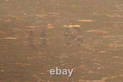 Vintage US Army Military Wood Trunk Chest Foot Locker with Tray Vietnam War