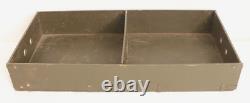 Vintage US Army Military Wood Trunk Chest Foot Locker with Tray Vietnam War