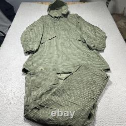 Vintage US Army Selma Apparel Parka Jacket Mens Medium Night Camo Desert 80s
