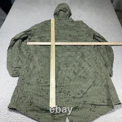 Vintage US Army Selma Apparel Parka Jacket Mens Medium Night Camo Desert 80s