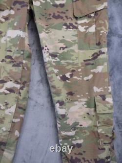 Vintage US Army USMC Military Camo Combat Cargo Fatigues Set Pants Jacket Large