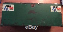 Vintage US MILITARY ARMY Wooden Gear Trunk Chest Storage Box 31x17x14 Antique