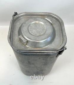 Vintage US Military Army 1971 Lasko Metal Mermite Hot Cold Food Can Container