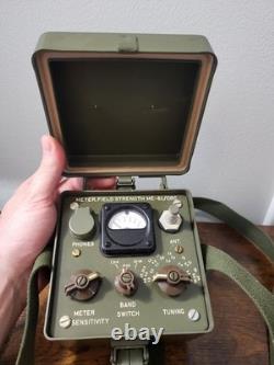 Vintage US Military Army ME-61/GRC Field Strength Meter Untested A+ Condition