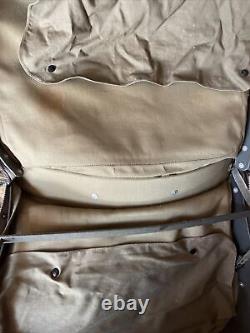 Vintage US Military Army Olive Green Canvas Large Duffle Bag