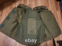 Vintage US Military Army USGI Woodland Frag. Protective Flak Vest Small 1980s