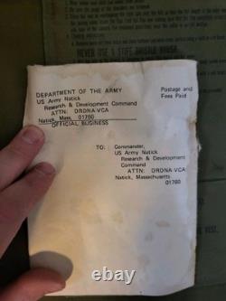 Vintage US Military Army USGI Woodland Frag Protective Flak Vest With Instructions