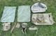 Vintage Us Military Canvas Bag Lot With Accessories