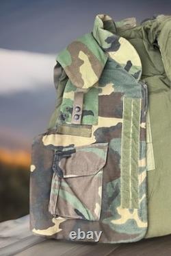 Vintage US Military Ground Troop Army FLAK JACKET Body Armor Vest PASGT Large