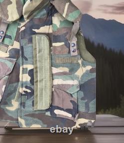 Vintage US Military Ground Troop Army FLAK JACKET Body Armor Vest PASGT Large