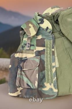 Vintage US Military Ground Troop Army FLAK JACKET Body Armor Vest PASGT Large
