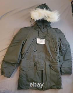 Vintage US Military Surplus N-3B Extreme Cold Weather Parka Multiple Sizes