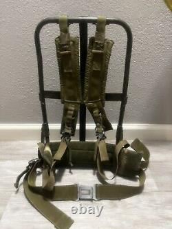 Vintage USGI Army Military Combat Field Pack Alice Backpack Frame with Belts