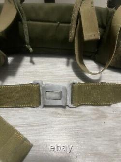 Vintage USGI Army Military Combat Field Pack Alice Backpack Frame with Belts