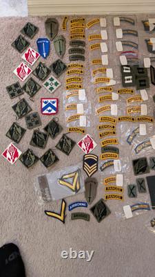 Vintage Us Military Patch Lot 205 Army Ranger Special Forces Nice Old New Varied