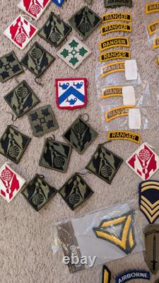 Vintage Us Military Patch Lot 205 Army Ranger Special Forces Nice Old New Varied