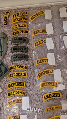 Vintage Us Military Patch Lot 205 Army Ranger Special Forces Nice Old New Varied