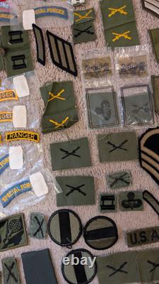 Vintage Us Military Patch Lot 205 Army Ranger Special Forces Nice Old New Varied